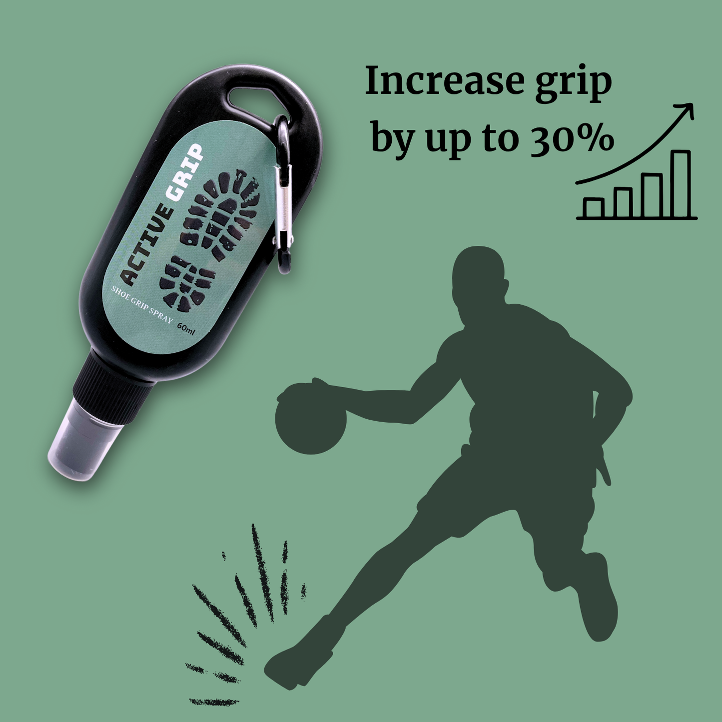 Active Grip Sole Spray - Black 60ml