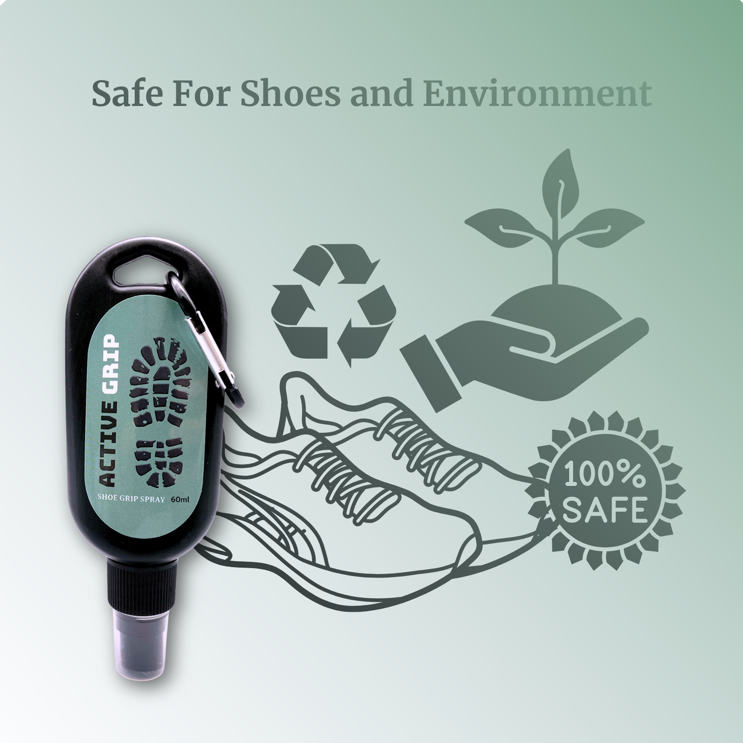 Active Grip Sole Spray - Black 60ml