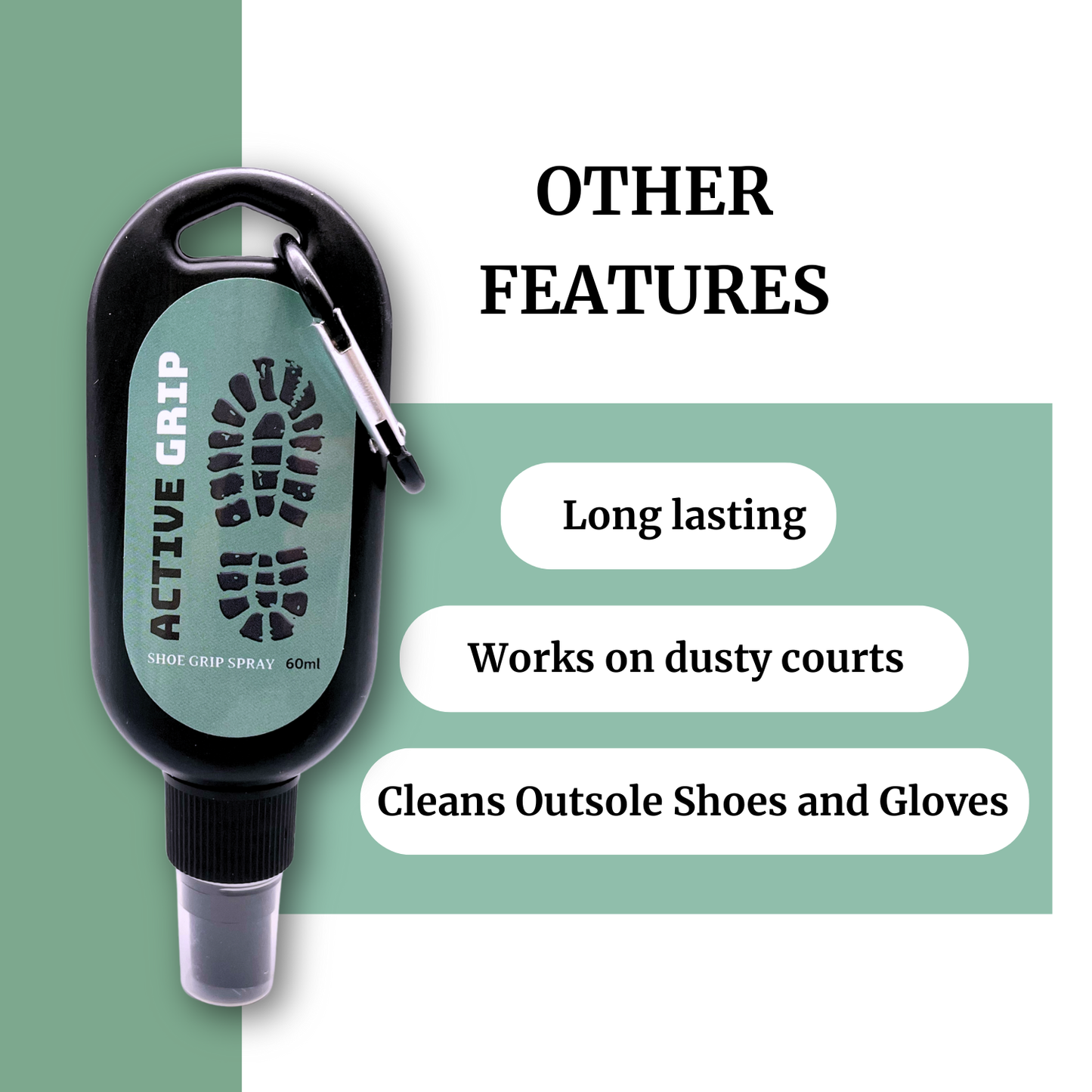 Active Grip Sole Spray - Black 60ml